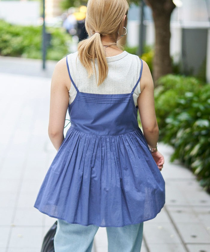 MARKET（マーケット）2wayカシュクール キャミトップス NAVY