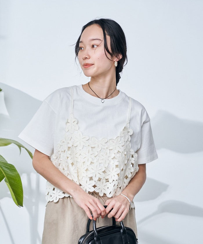 コーエン coen クロシェキャミセットT （LT.GRAY） LT.GRAY