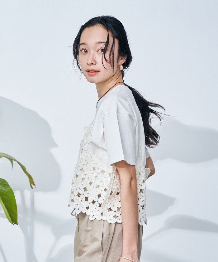 コーエン coen クロシェキャミセットT （LT.GRAY） LT.GRAY