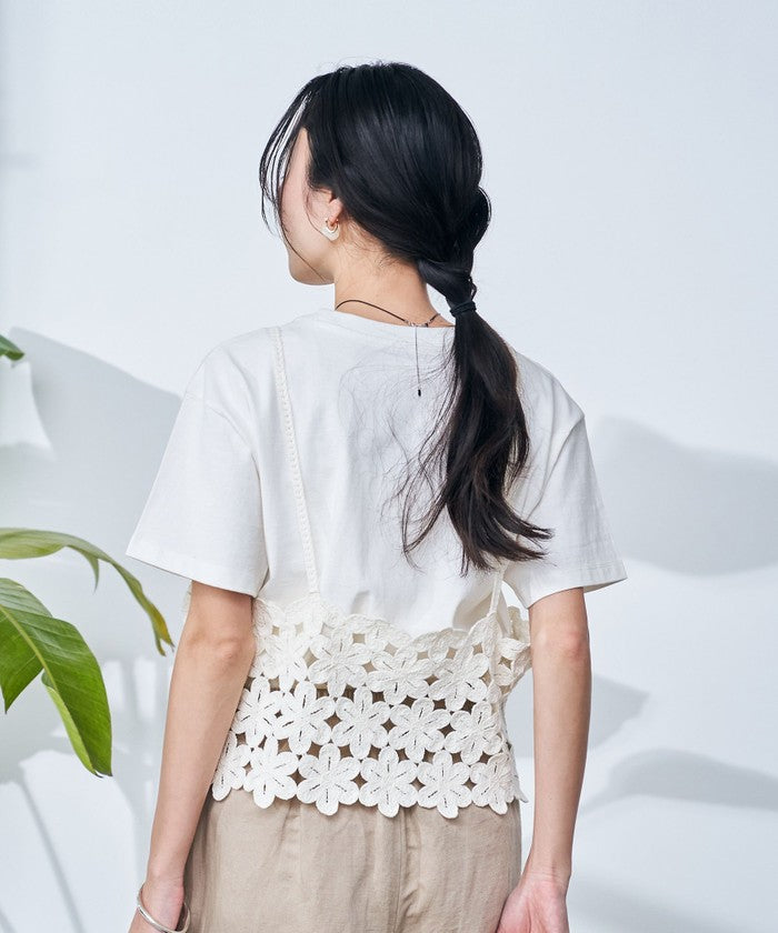 コーエン coen クロシェキャミセットT （LT.GRAY） LT.GRAY