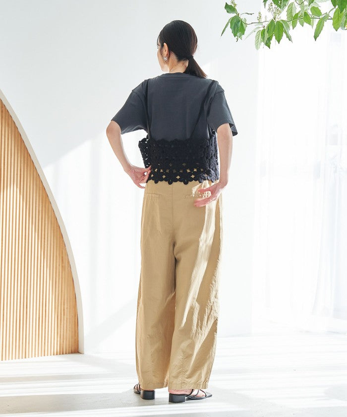 【セットアイテム】 クロシェキャミセットT LT.GRAY