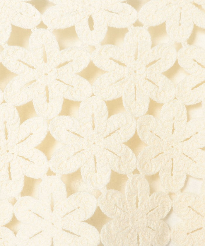 【セットアイテム】 クロシェキャミセットT LT.GRAY