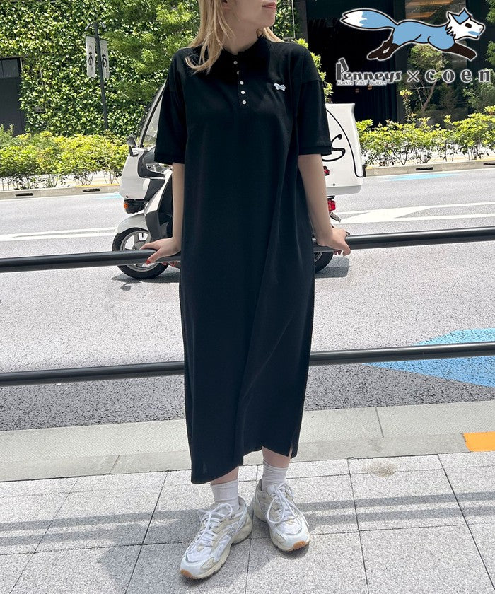 PENNEYS(ぺニーズ)別注 ポロワンピース BLACK