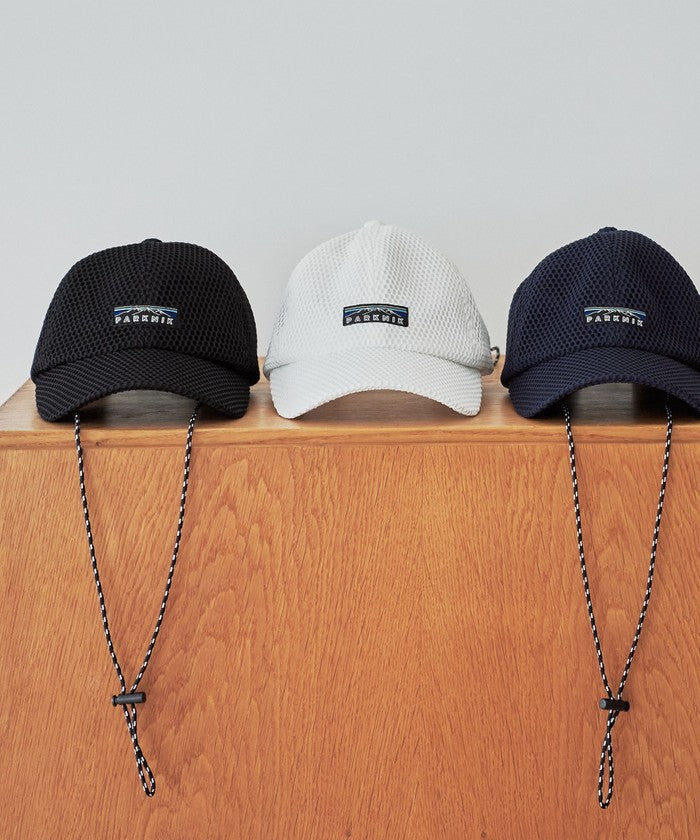 ＜Parknik＞メッシュキャップ BLACK