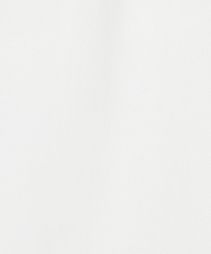 【接触冷感】袖フリルスキッパーブラウス OFF WHITE