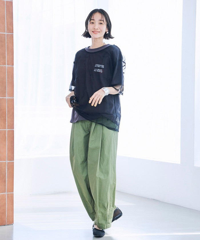 SunnySports（サニースポーツ）別注チュールTシャツ OFF WHITE