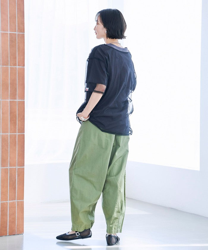 SunnySports（サニースポーツ）別注チュールTシャツ OFF WHITE