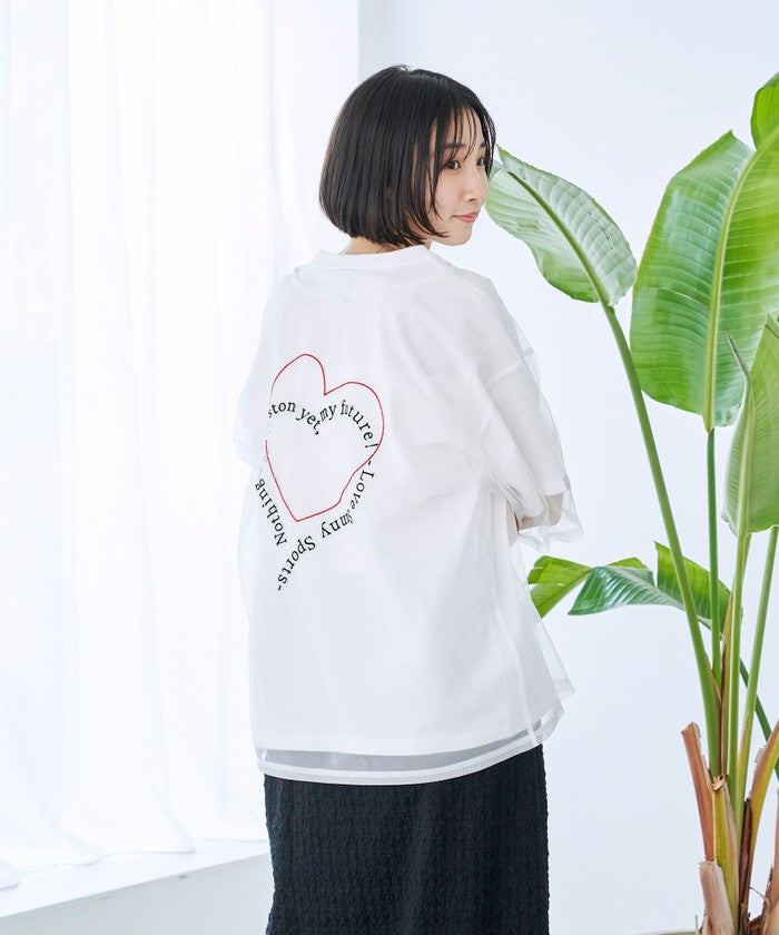 SunnySports（サニースポーツ）別注チュールTシャツ OFF WHITE