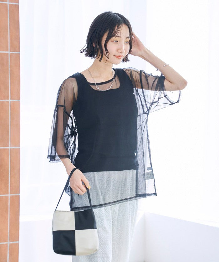 SunnySports（サニースポーツ）別注チュールTシャツ OFF WHITE
