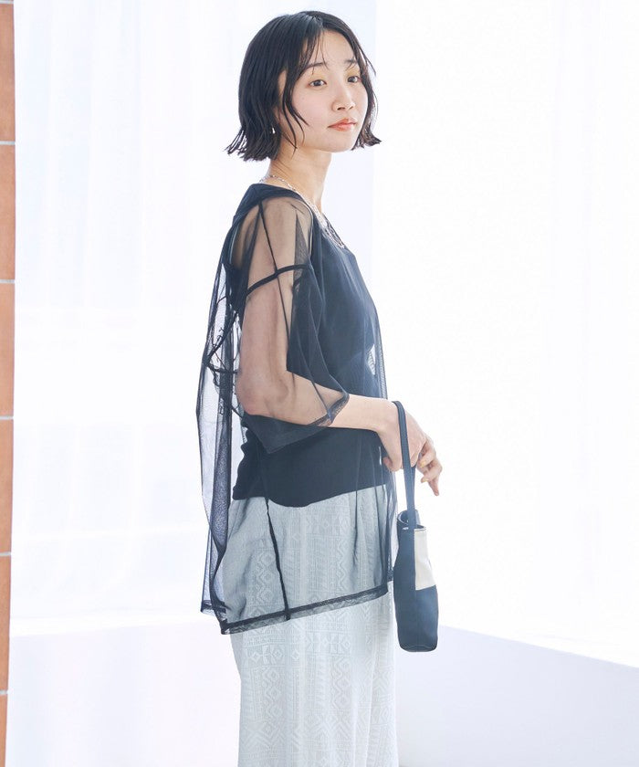 SunnySports（サニースポーツ）別注チュールTシャツ OFF WHITE