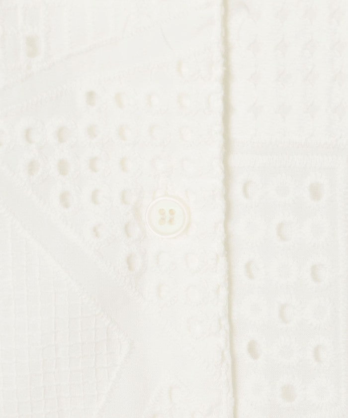 コーエン coen Suuコラボ エンブロレースHSシャツ （BLACK） BLACK