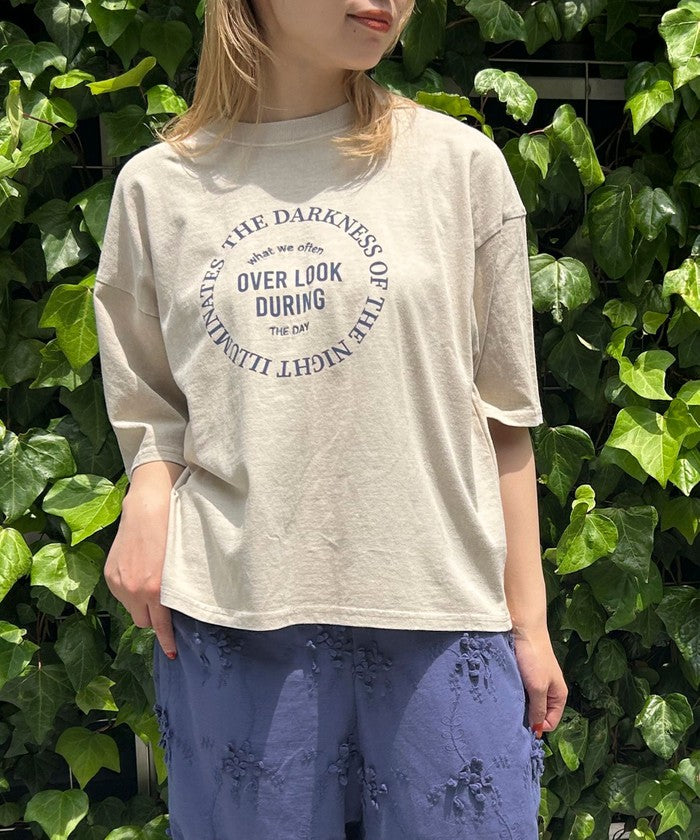 コーエン coen Suuコラボ ピグメント短丈ゆるT （BEIGE） BEIGE