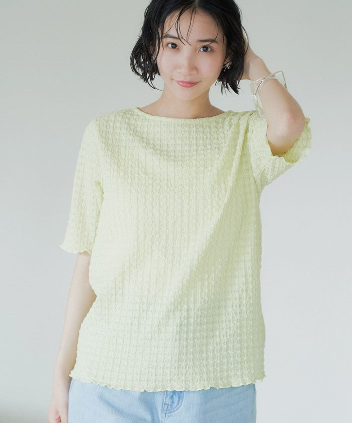 ポコポコハーフスリーブTシャツ LIME