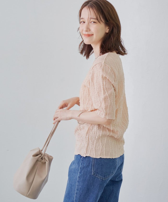 コーエン coen ナミナミカットジャカード H/S （OFF WHITE） OFF WHITE