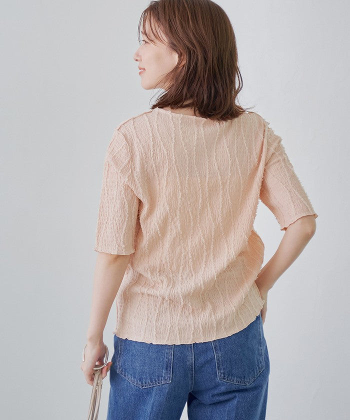 コーエン coen ナミナミカットジャカード H/S （OFF WHITE） OFF WHITE