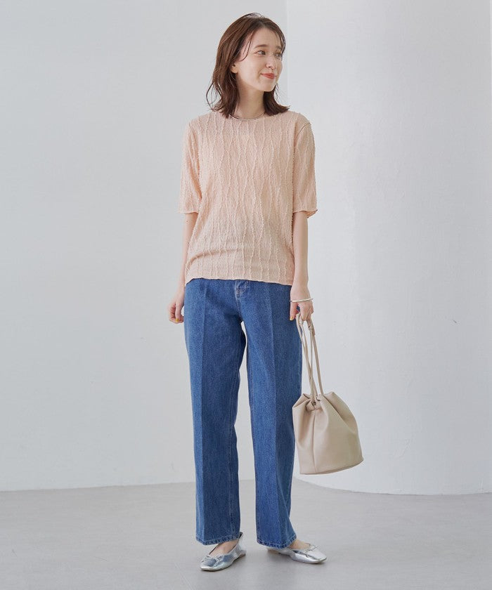 コーエン coen ナミナミカットジャカード H/S （OFF WHITE） OFF WHITE