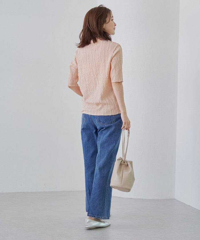 コーエン coen ナミナミカットジャカード H/S （OFF WHITE） OFF WHITE