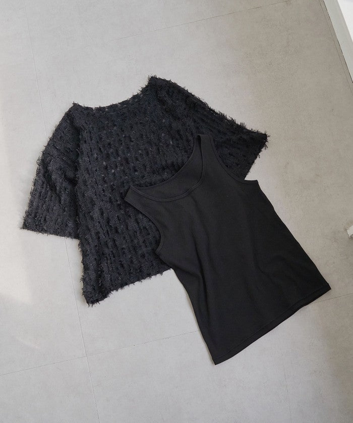 フェザーチュール&タンクセット OFF WHITE