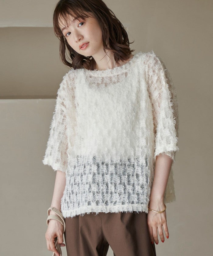 フェザーチュール&タンクセット OFF WHITE