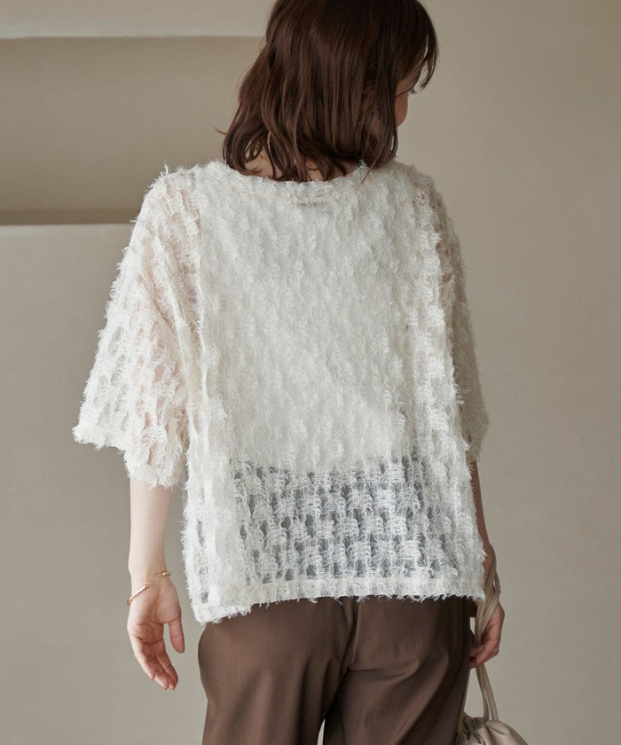 フェザーチュール&タンクセット OFF WHITE