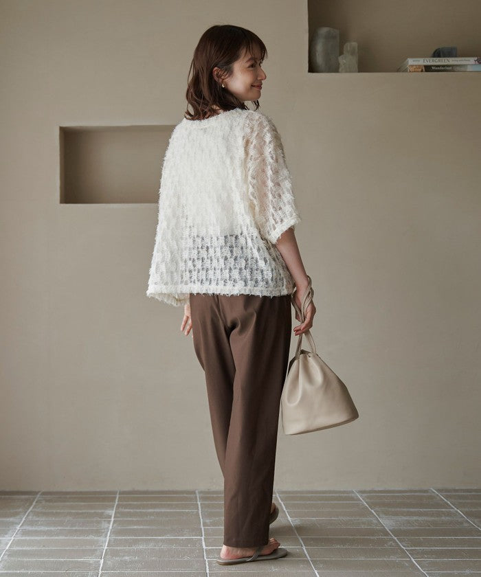 フェザーチュール&タンクセット OFF WHITE