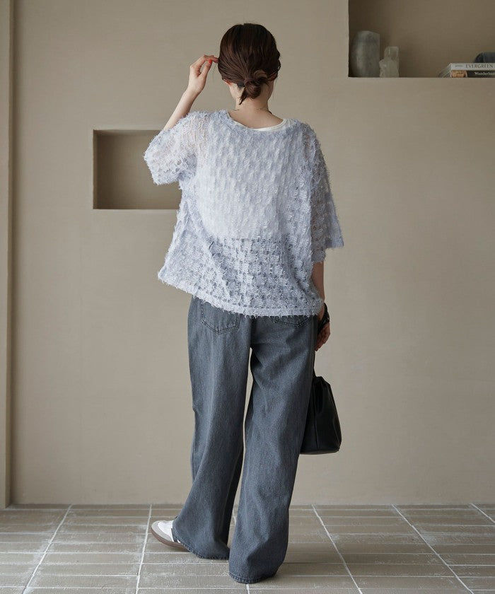 フェザーチュール&タンクセット OFF WHITE
