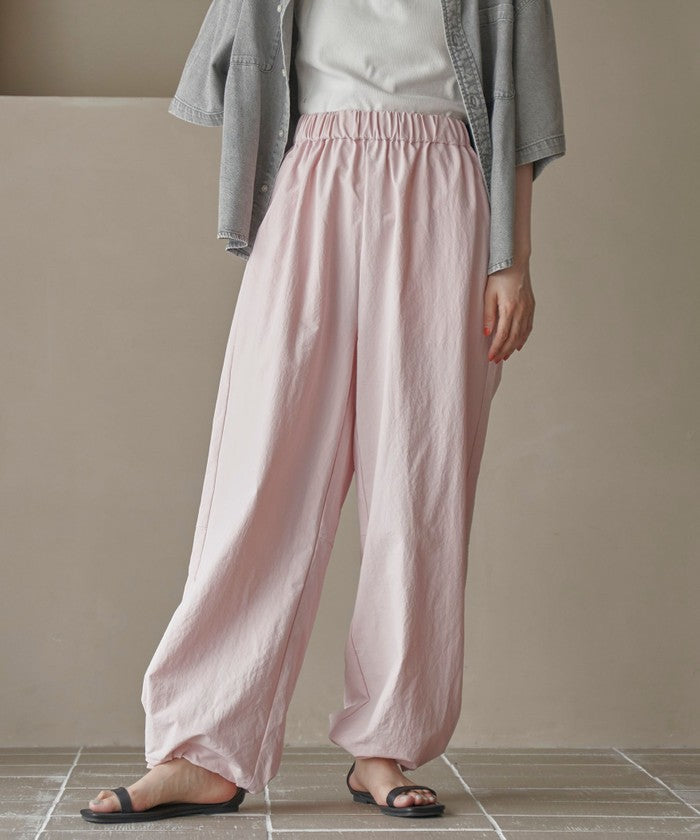 【UVカット / ストレッチ / 吸水速乾】マルチファンクション バルーンパンツ BLACK