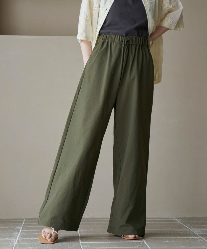 【UVカット / ストレッチ / 吸水速乾】マルチファンクション バルーンパンツ BLACK