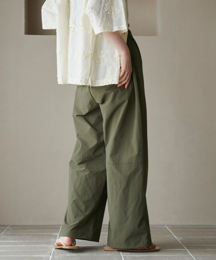 【UVカット / ストレッチ / 吸水速乾】マルチファンクション バルーンパンツ BLACK