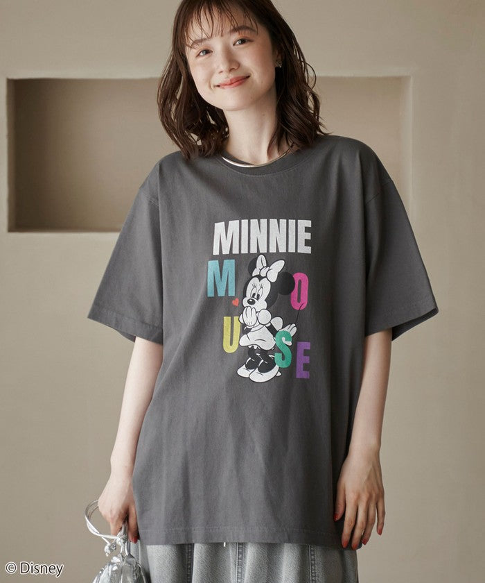 【MICKEY(ミッキー) / 別注】アソートカラフルロゴプリントユニＴシャツ OFF WHITE