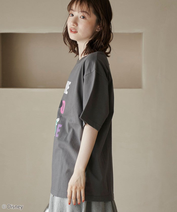 【MICKEY(ミッキー) / 別注】アソートカラフルロゴプリントユニＴシャツ OFF WHITE