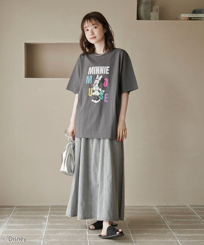 【MICKEY(ミッキー) / 別注】アソートカラフルロゴプリントユニＴシャツ OFF WHITE