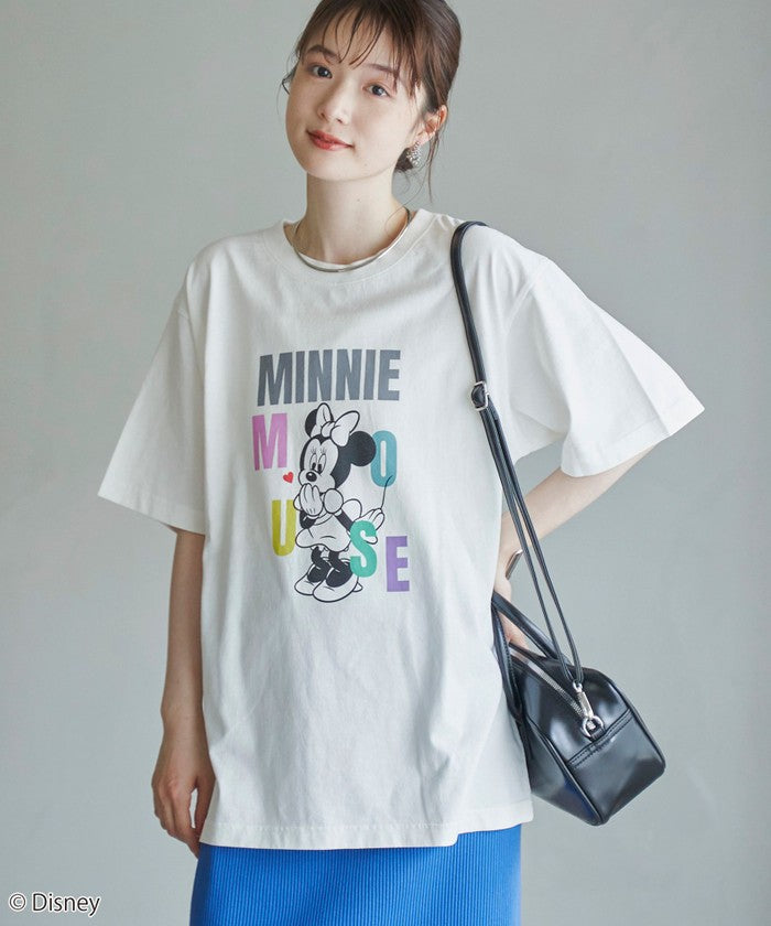 【MICKEY(ミッキー) / 別注】アソートカラフルロゴプリントユニＴシャツ OFF WHITE