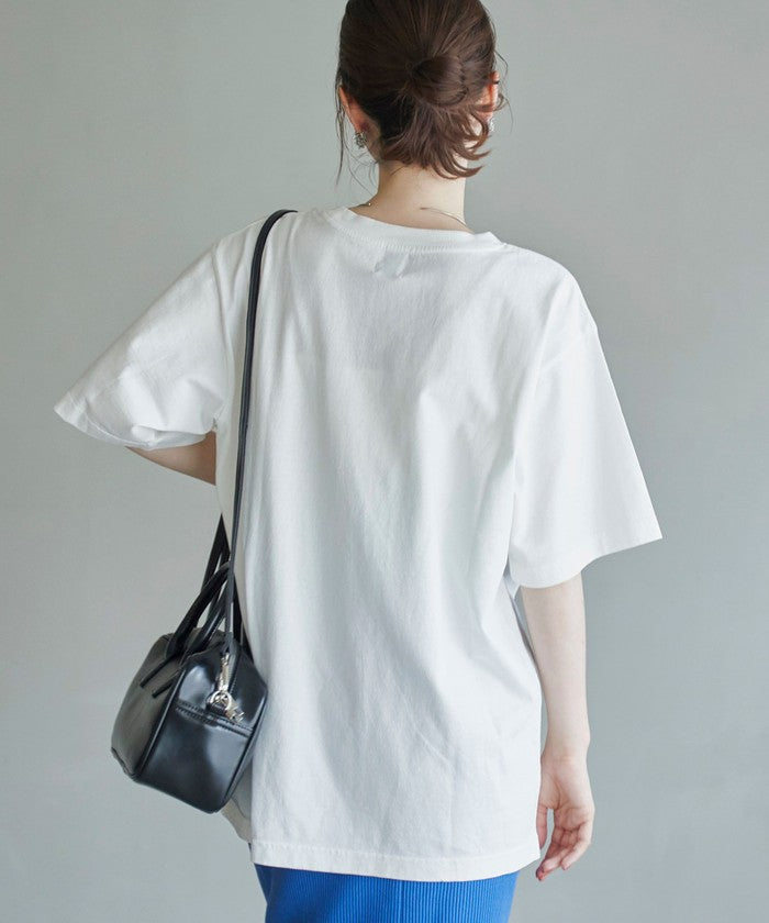 【MICKEY(ミッキー) / 別注】アソートカラフルロゴプリントユニＴシャツ OFF WHITE