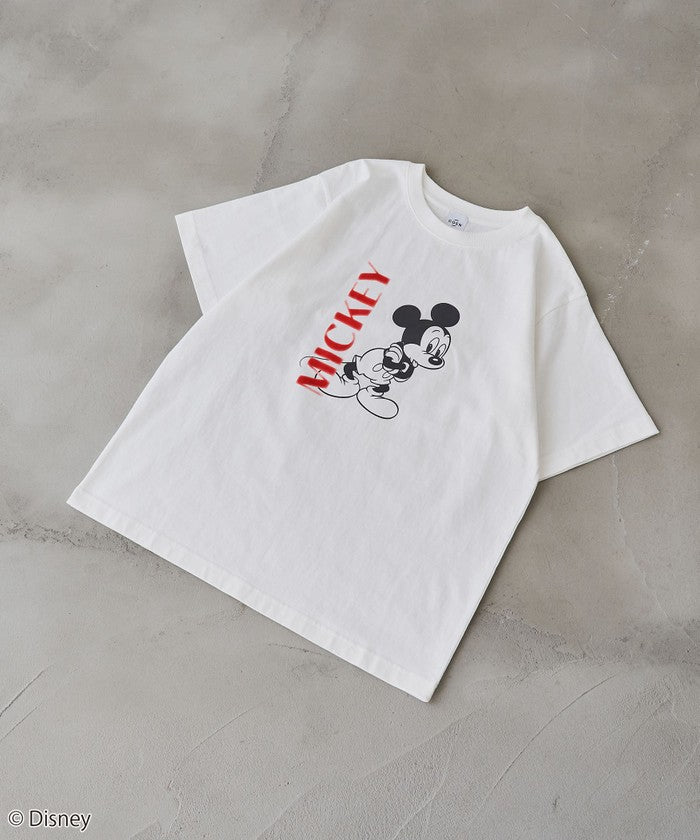 【MICKEY(ミッキー) / 別注】アソートカラフルロゴプリントユニＴシャツ OFF WHITE