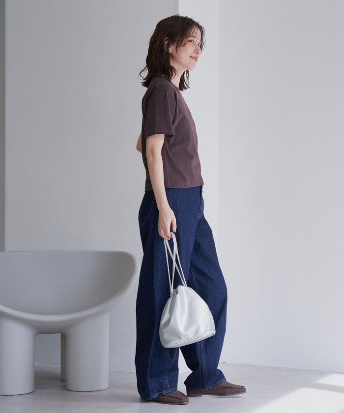 COENロゴ刺繍コンパクトTシャツ OFF WHITE