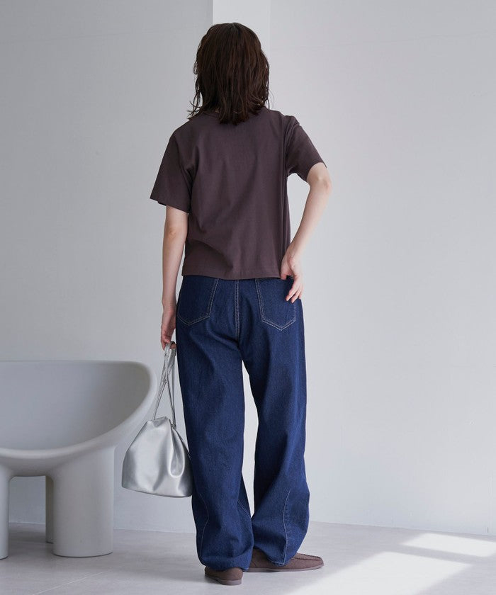 COENロゴ刺繍コンパクトTシャツ OFF WHITE