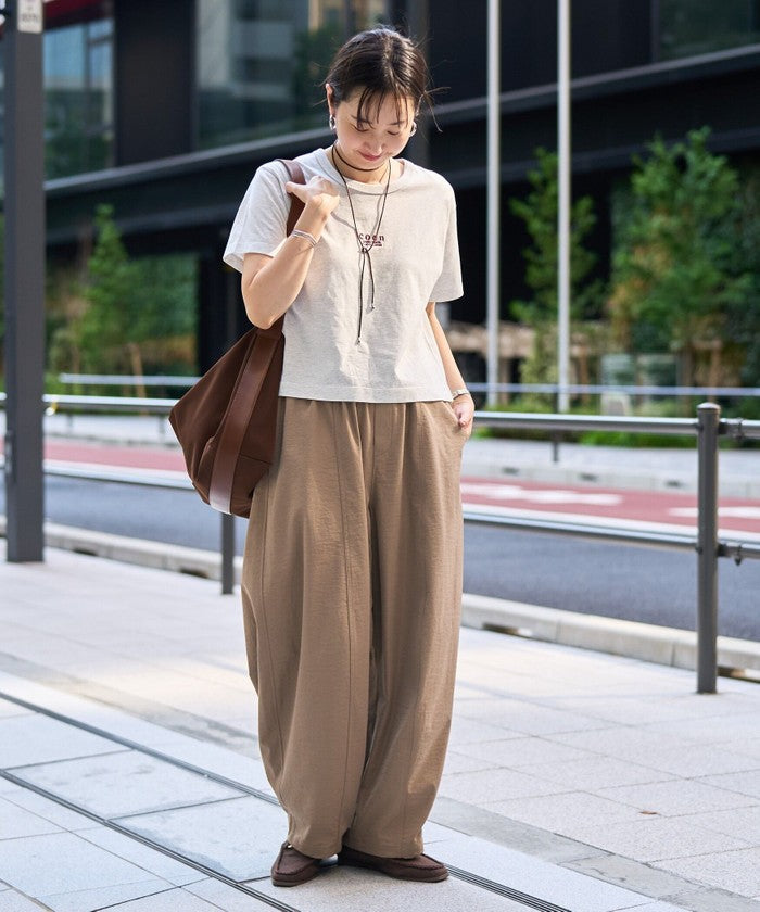 COENロゴ刺繍コンパクトTシャツ OFF WHITE