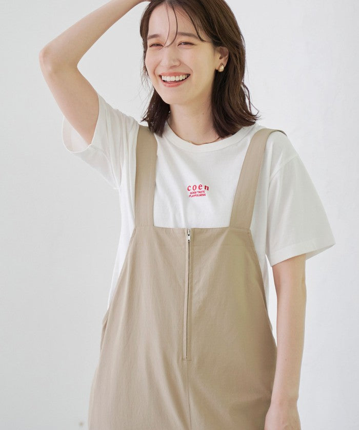 COENロゴ刺繍コンパクトTシャツ OFF WHITE