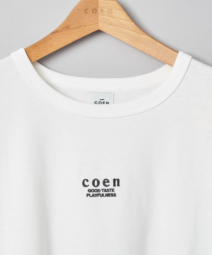 COENロゴシシュウコンパクトT OFF WHITE