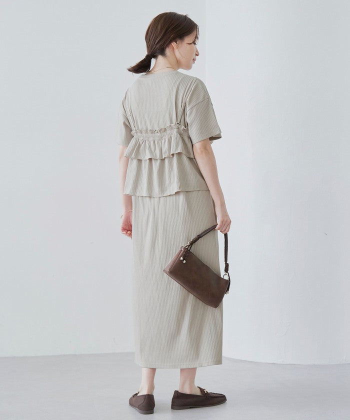 コーエン coen キャミセットリブワンピース （BEIGE） BEIGE