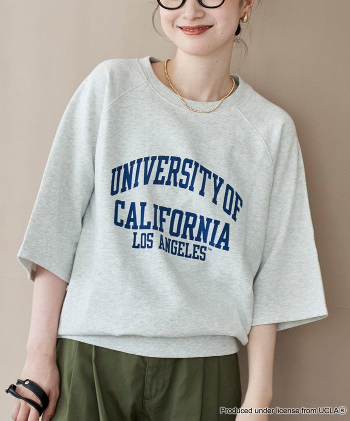 UCLA別注 カレッジptウラケH/S NATURAL