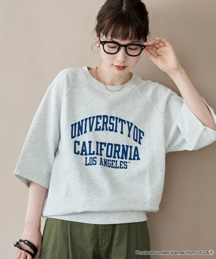 UCLA別注 カレッジptウラケH/S NATURAL