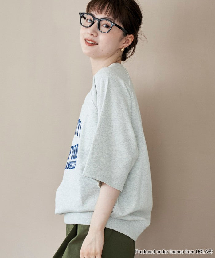 UCLA別注 カレッジptウラケH/S NATURAL
