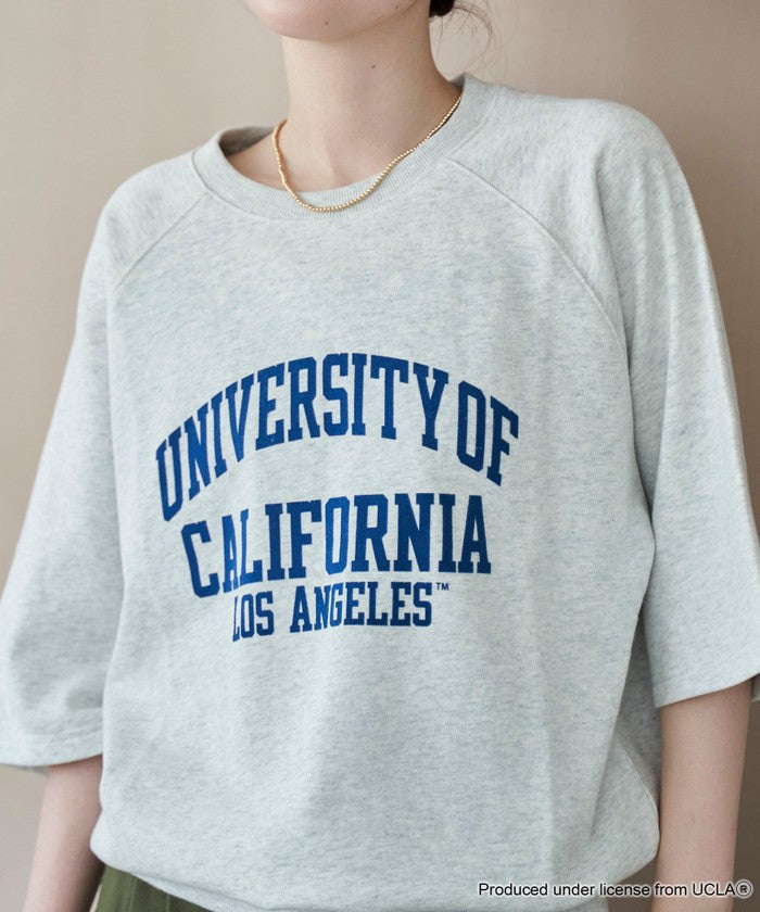 UCLA別注 カレッジptウラケH/S NATURAL