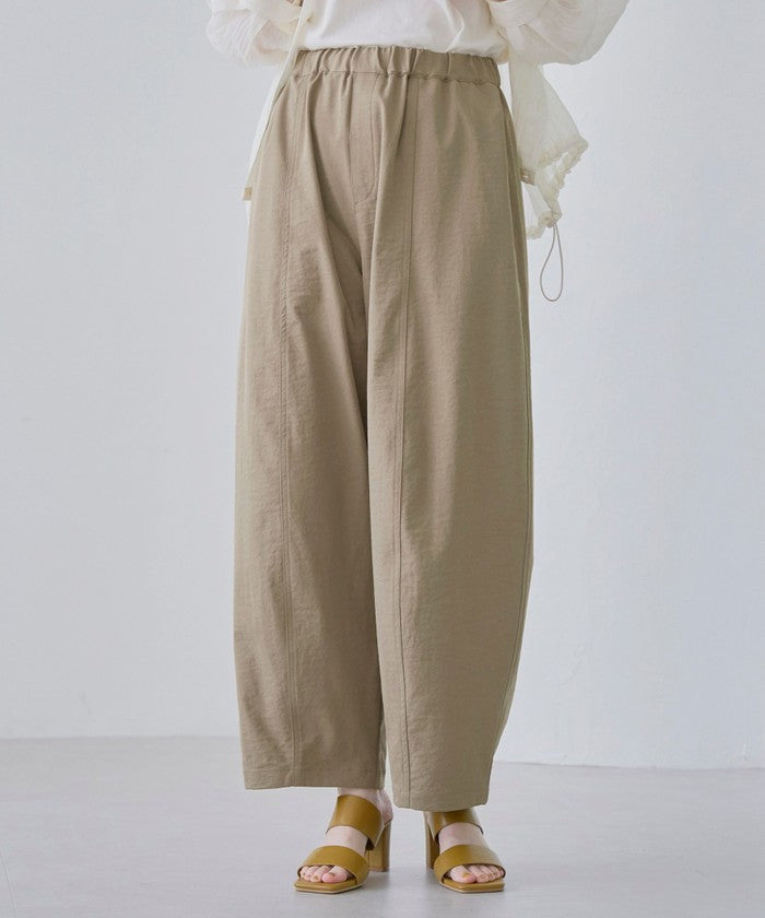 ポリツイルコクーンパンツ DK.GRAY