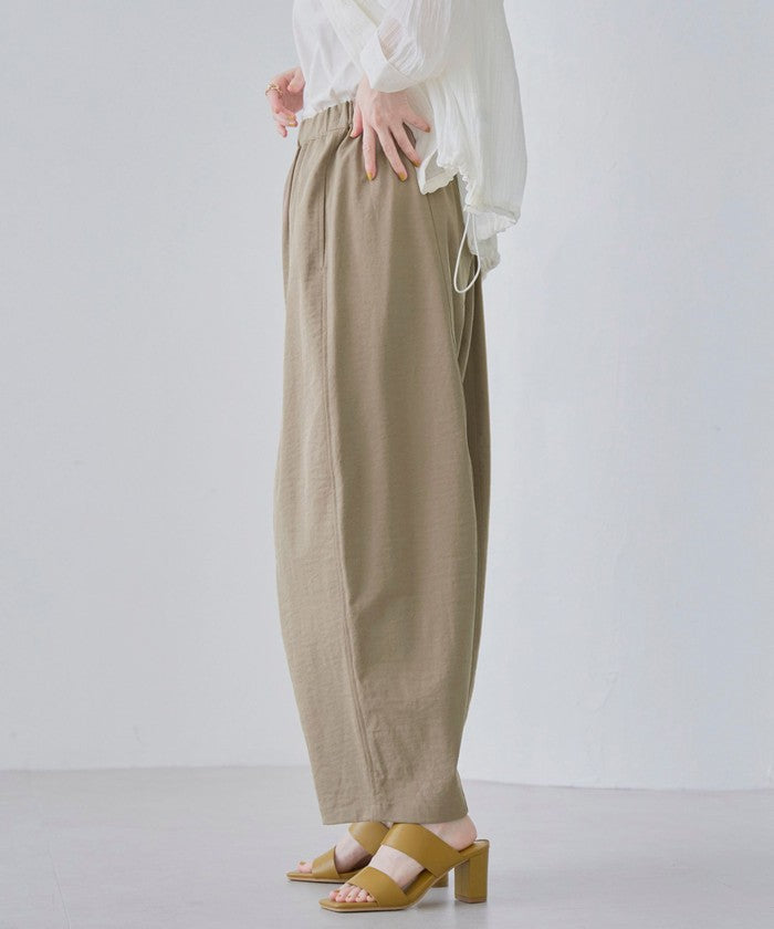 ポリツイルコクーンパンツ DK.GRAY