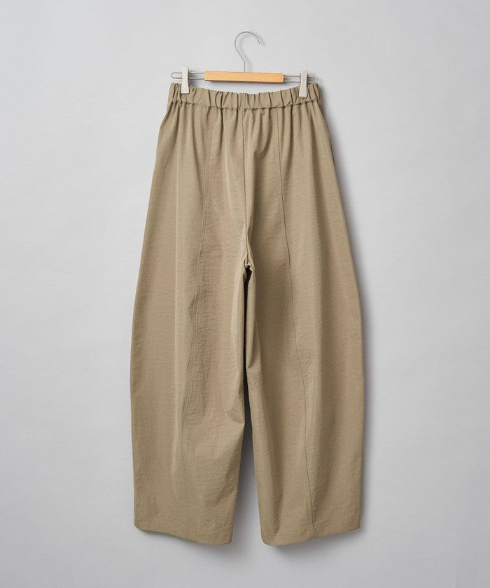 ポリツイルコクーンパンツ DK.GRAY