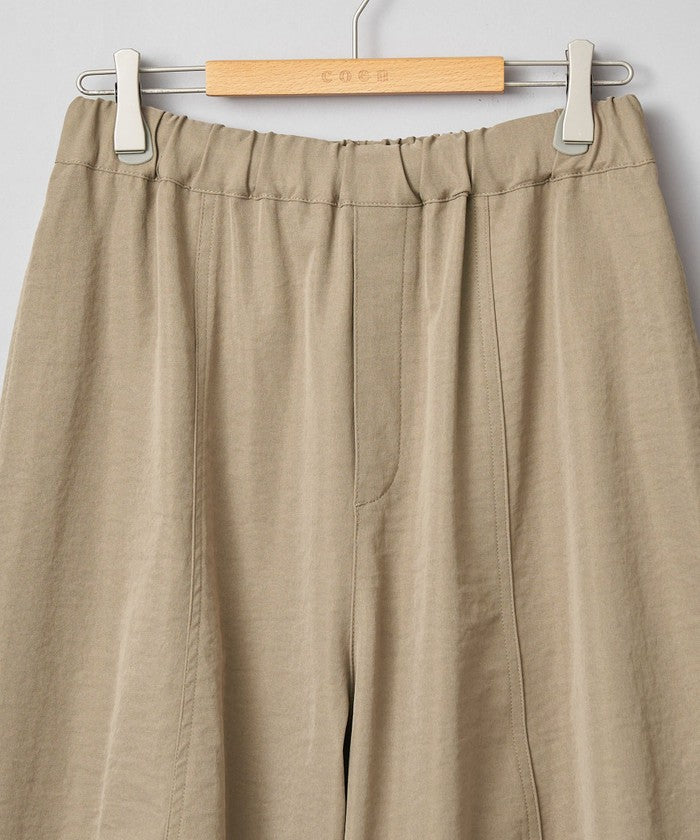 ポリツイルコクーンパンツ DK.GRAY