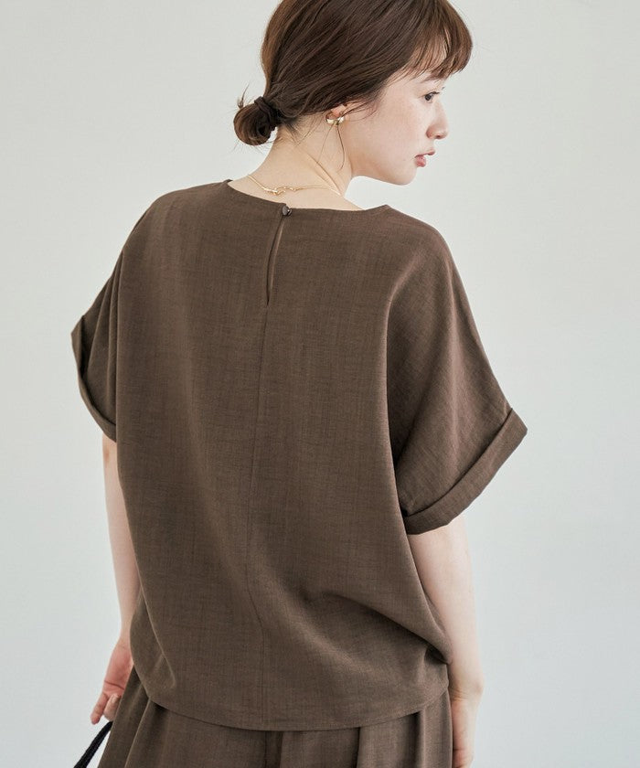 コーエン coen リネンタッチTブラウス セットアップ （BEIGE） BEIGE